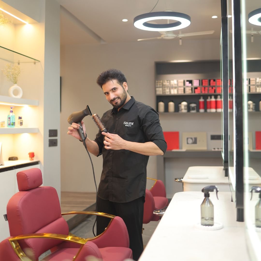Saura salon work Guwahati